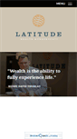Mobile Screenshot of latitudewealth.com